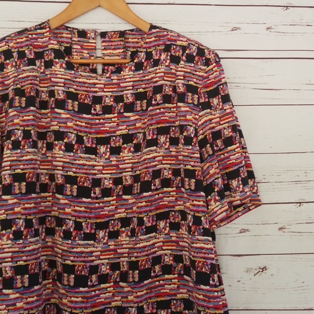 Multi-color Patterned blouse
